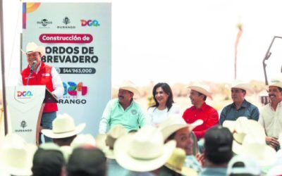 Inicia construcción de 270 mega bordos en abrevaderos.