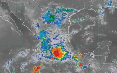 Prevén jornada de lluvias fuertes a intensas en la mayor parte de México.